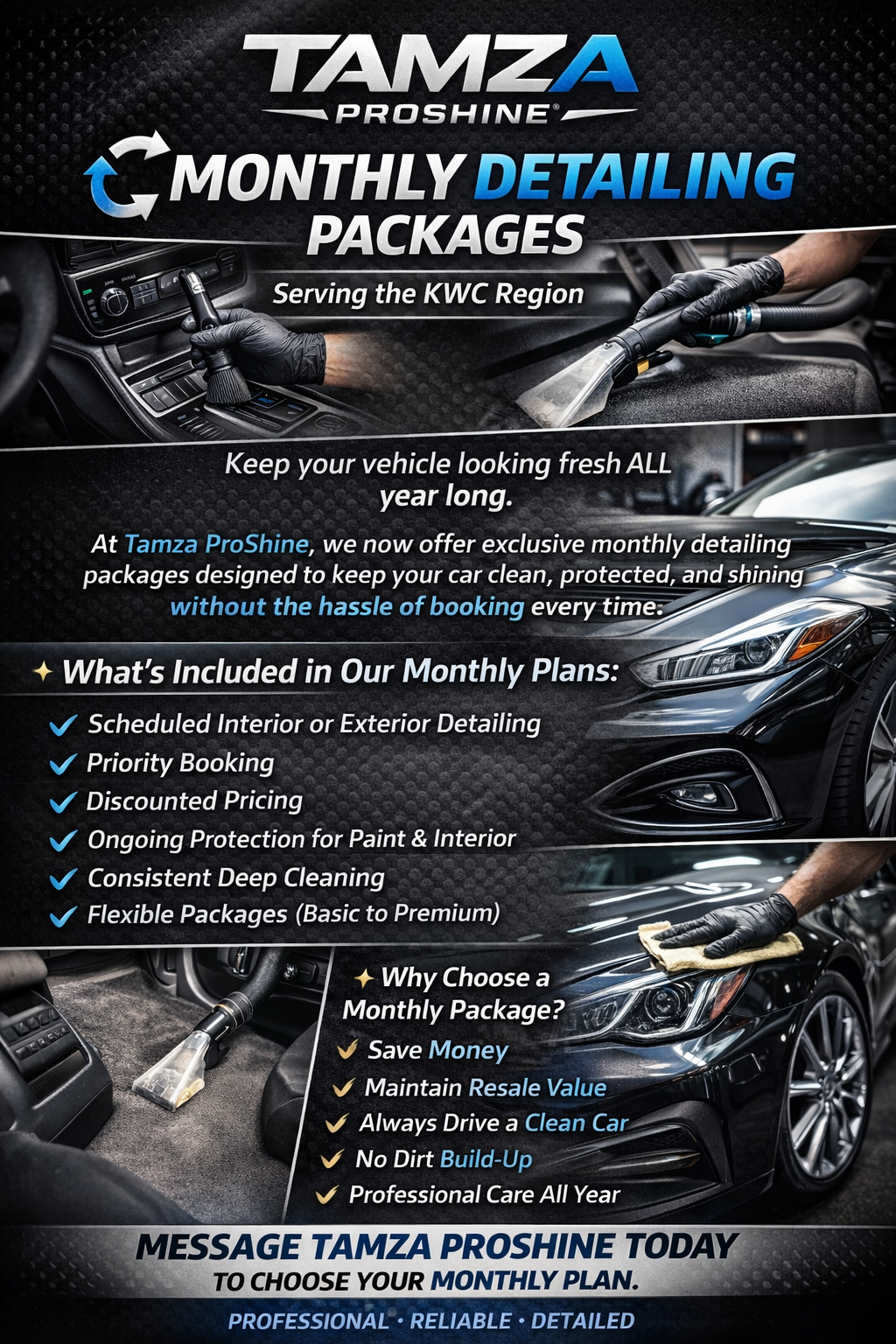 Monthly Detailing Packages